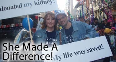 Stuart Zimmer (recipient) / Regina Grebb (donor)